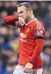  ?? SCOTT HEPELL/THE ASSOCIATED PRESS ?? Manchester United captain Wayne Rooney and his teammates will take on Liverpool on Sunday.