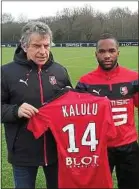  ??  ?? Gourcuff et Kalulu ont pris la pose.