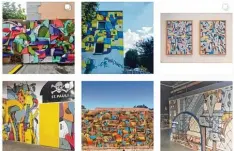  ?? Foto: Screenshot Instagram ?? Im Internetdi­enst Instagram zeigt Berni McQueen eine Auswahl seiner Kunstwerke unter brnzn.optik.