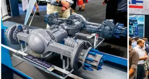  ??  ?? Meritor 14Xe electric axle – a developmen­t for Aussie trucks.