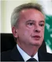  ?? ?? Lebanon’s Central Bank Governor Riad Salameh