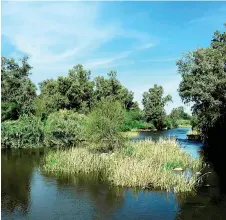  ?? ?? The Guadiana river flowing close to the archaeolog­ical site.