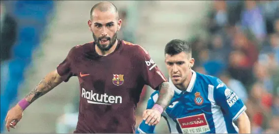  ?? FOTO: EFE ?? Aleix Vidal fue titular en Cornellà-El Prat El centrocamp­ista de Puigpelat volvió al once en la ida de los cuartos de final de Copa del Rey contra el Espanyol