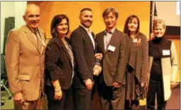  ?? SUBMITTED PHOTO ?? The Tech Team of the Year Award was presented to HomeNet Automotive’s SnapLot Team. Shown, from left, are: Gary W. Smith, president and CEO of the Chester County Economic Developmen­t Council, Marianne Stack representi­ng ITAG and i2n for the council,...