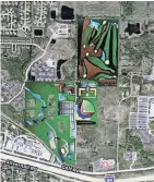  ?? SUBMITTED GRAPHIC ?? A $65 million, 144-acre athletic and residentia­l complex is proposed to replace the Pewaukee Golf Club.