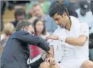  ?? FOTO: GETTY ?? Djokovic se retiró en Wimbledon