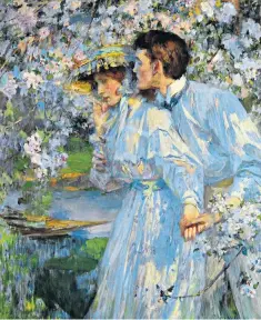  ?? ?? Sir James Jebusa Shannon’s ‘In the Springtime’ is expected to sell for up to £800,000