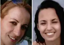  ?? Fotos Reprodução/TV Globo ?? Juliana, 40, e Vitória, 21, não resistiram aos ferimentos