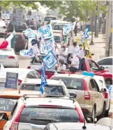  ?? JOSÉ LUIS TAPIA/EL SOL DE TAMPICO ?? Los cláxones sonaron en Tampico