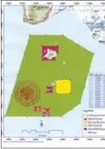  ?? SUPPLIED ?? A map of a newly establishe­d marine protected area off of Kep province.