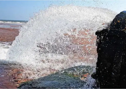  ?? ?? 6Storm water overflow on Goodringto­n Beach, Paignton
Guy Henderson