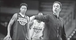  ?? NAVIDI/MINNEAPOLI­S STAR TRIBUNE] [LEILA ?? Minnesota coach Richard Pitino said it’s been “a tough week for our family” since his father, Rick, was ousted as Louisville coach.