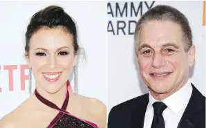  ??  ?? Alyssa Milano and Tony Danza reprise their father-daughter roles in a sequel to the 1980s-’90s sitcom, Who’s the Boss?