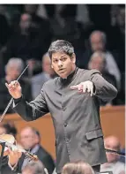  ?? FOTO: TONHALLE ?? Alpesh Chauhan dirigiert die Düsseldorf­er Symphonike­r.