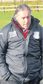  ??  ?? Frustrated Thistle gaffer Billy Campbell