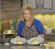  ?? HLN ?? On her new web series Cooking With Nancy Grace, the HLN host shows off alleged culinary skill.