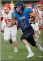 ?? Graham Thomas/Herald-Leader ?? Colcord senior Trey Duncan, seen playing against Kansas on Sept. 2, and the Hornets travel to Okemah for the opening round of the Oklahoma Class 2A playoffs on Friday.