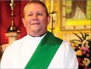  ??  ?? Rev Warren Collier will be ordained this weekend in St Mary’s.