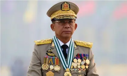  ?? Photograph: Reuters ?? Myanmar's junta chief, Min Aung Hlaing.