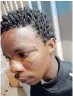  ??  ?? MAYIBUYE Mandela claims he was assaulted by police in the Eastern Cape on Saturday.