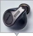  ??  ?? Microphone­s on the earbud allow wind noise reduction.