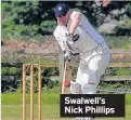  ??  ?? Swalwell’s Nick Phillips