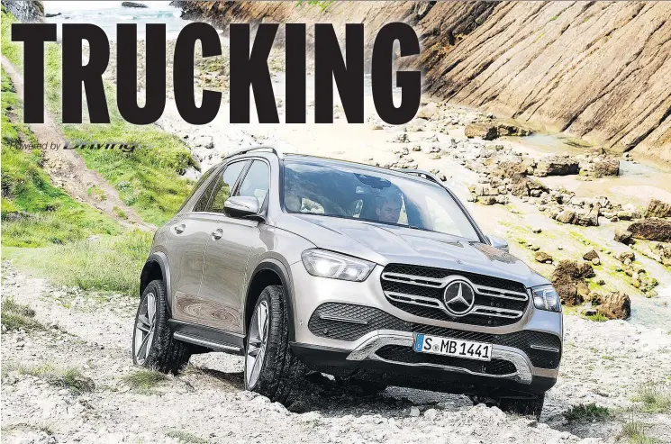  ?? — PHOTOS: MERCEDES-BENZ ?? The 2020 Mercedes GLE is much taller, wider and longer than the vehicle it replaces and boasts new safety features including cyclist warning.