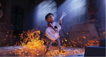  ?? DISNEY-PIXAR ?? Pixar’s film Coco, inspired by the Mexican Day of the Dead, brought in $26.1 million (U.S.) on the weekend.
