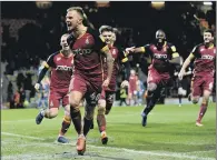  ?? PICTURE: BRUCE ROLLINSON ?? ONE IN EIGHT: David Ball celebrates scoring Bradford City’s late winner against Shrewsbury Town.