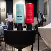  ??  ?? New innovation­s including L’Oréal’s Water Saver Device (left) and YSL’s Rouge Sur Mesure that blends bespoke lipstick colours were revealed in January at CES trade show and will begin rolling out internatio­nally this year.