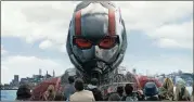  ?? FILM FRAME-MARVEL STUDIOS-WALT DISNEY PICTURES ?? Ant-Man works with heroine the Wasp to defeat Ghost.