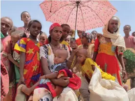  ?? Photograph: Handout ?? In the absence of aid and banking, people in Tigray had been largely relying on money from family and friends, but restrictio­ns have been imposed.