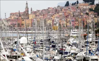  ?? (Photo Cyril Dodergny) ?? Le port de Garavan, l’un des ports de Menton gérés par la SPL.