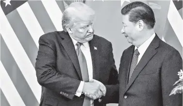  ?? AFP ?? Donald Trump se reuniría pronto con Xi Jinping en su residencia de Miami para firmar el acuerdo.