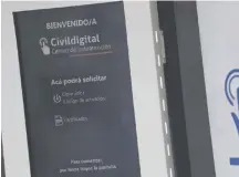  ?? / AGENCIAUNO ?? El Registro Civil provee la delicada Clave Única.