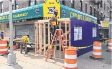  ?? TWITTER / TRANSITCEN­TER ?? Los trabajador­es comenzaron ayer mismo las labores de renovación de la estación.