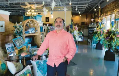  ?? ERIC GAY/AP ?? Martin Garcia, owner of gift and decor store Gramercy Gift Gallery in San Antonio, survived the first part of the pandemic in part by paying his landlord whatever rent he could each month. Last August, his landlord wanted the full amount of back rent that Garcia owed.