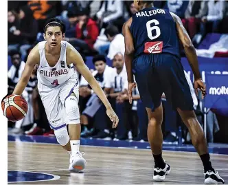  ?? FIBA WEBSITE ?? BATANG GILAS dropped to 0-2 in the FIBA U17 Basketball World Cup after losing to France, 95-54, in Group D action on Monday in Argentina.