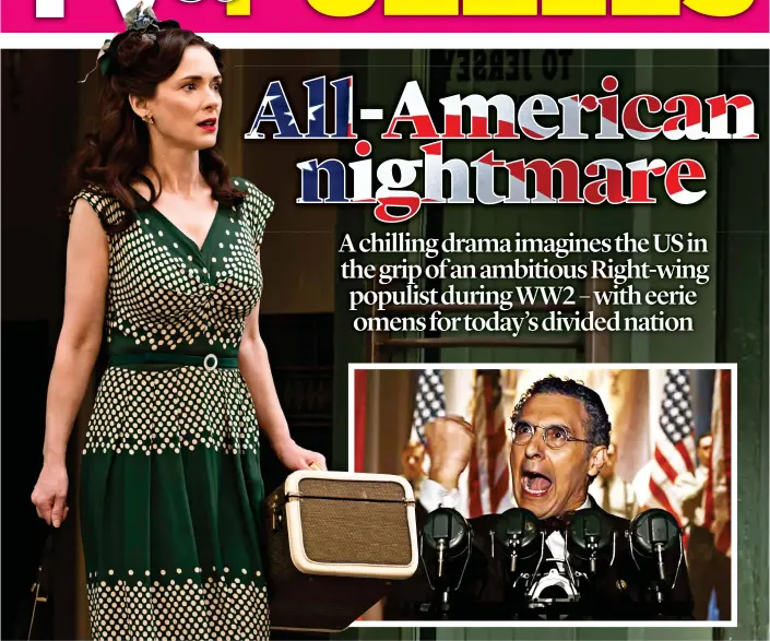  ??  ?? POWER PLAY: Winona Ryder as Evelyn Finkel and, above, John Turturro as Rabbi Bengelsdor­f