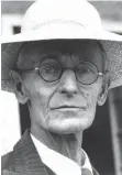  ?? FOTO: DPA ?? Hermann Hesse erhielt 1946 den Nobelpreis für Literatur. Der Schriftste­ller starb am 9. August 1962 in Montagnola.