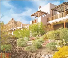  ?? FOUR SEASONS ?? Scottsdale’s Four Seasons Resort and Spa at Troon North features beautiful adobe- and casita-style accommodat­ions.