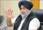  ?? KARUN SHARMA/HT ?? SAD chief Sukhbir Badal in Chandigarh on Friday.