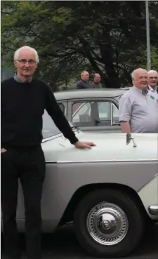  ??  ?? Treasurer Frank McGowan and his 1969 Wolseley 1660.