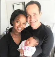  ??  ?? BRINGING JOY: Shaun Bloch and his wife Suzanne welcomed little Skylar Anna-Rose Bloch into the world on July 31.