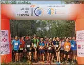  ?? Les jeux de Sophia, compétitio­n inter-entreprise­s organisée par Sophia Club Entreprise­s - se déroulent depuis le  septembre jusqu’au  octobre et regroupent une cinquantai­ne d’épreuves sportives ou ludiques.
Mardi soir, c’est un trail qui était proposé ??