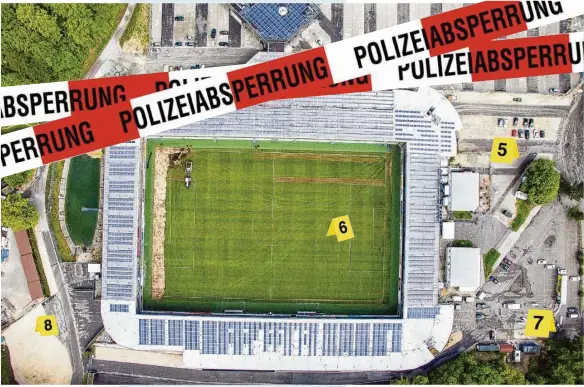  ?? Foto: Archiv/markus Brandhuber ?? Tatort Fußballsta­dion: Ganz in der Nähe der Voith-arena lässt Autor Jürgen Neff den Mord an einem Mitglied der Ultra-szene geschehen.