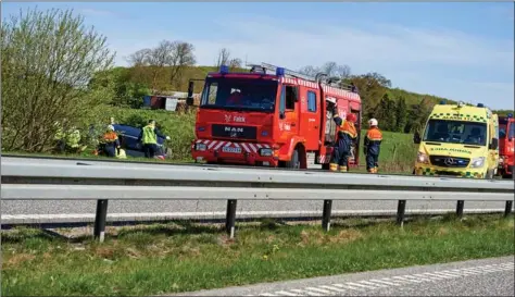  ??  ?? Antallet af trafikdrae­bte steg i april, selv om der var langt faerre biler på vejene. Arkivfoto: Claus Bonnerup