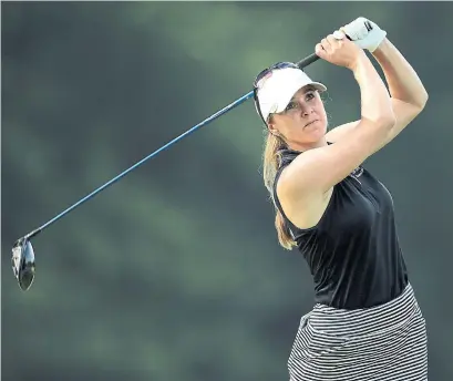  ?? GETTY IMAGES FILE PHOTO ?? Anne-Catherine Tanguay has her work cut out for her as she tries to earn a 2020 Olympics berth in golf.