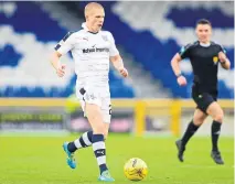  ?? Photograph:
SNS ?? Henrik Ojamaa is enjoying life at Dundee and hoping they can go on a run of good results