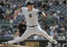  ?? JULIE JACOBSON/THE ASSOCIATED PRESS ?? New York starter Masahiro Tanaka struck out 15 Jays on Friday, including 10 the first 14 he faced at Yankee Stadium.